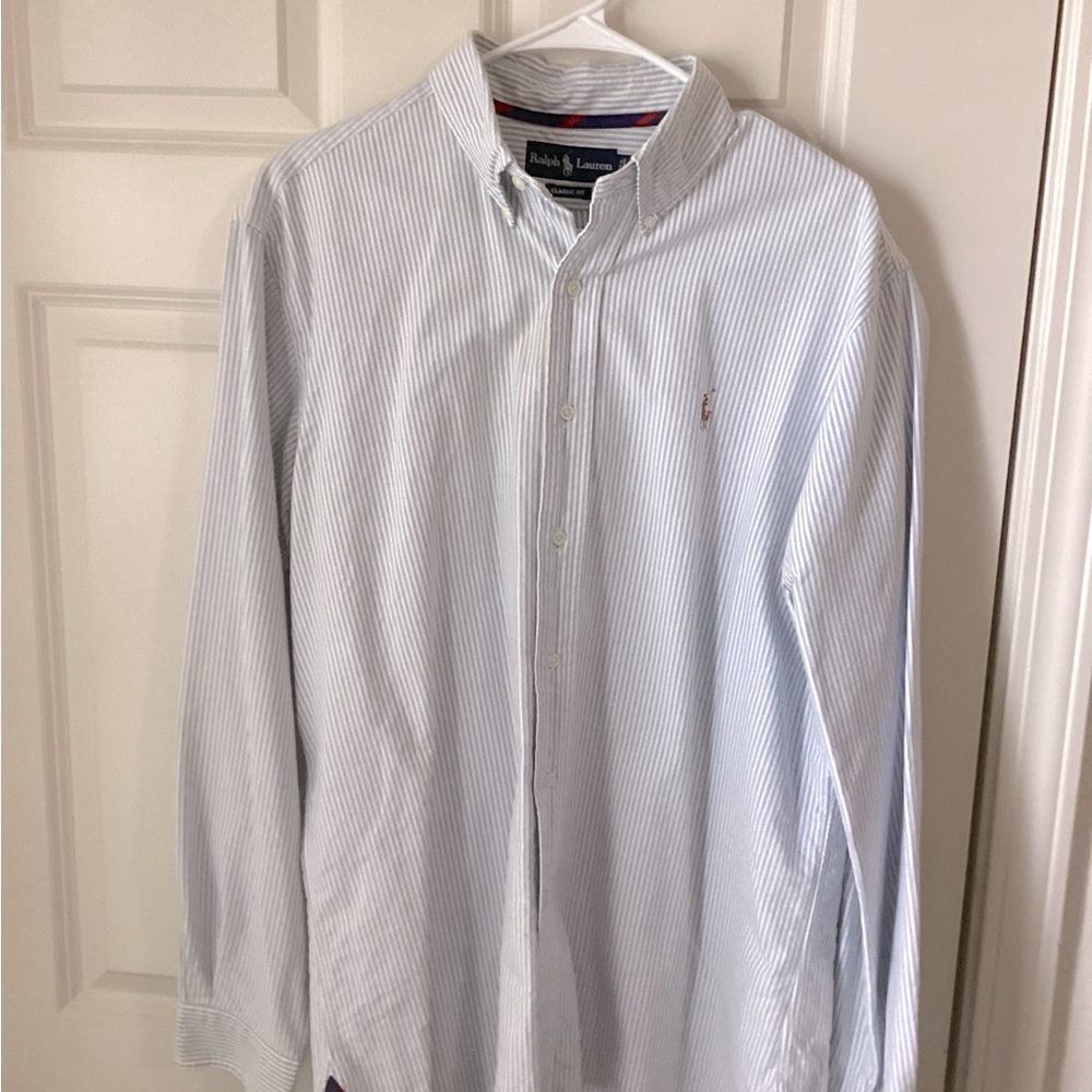 Ralph Lauren Polo Classic Button Down Dress Shirt